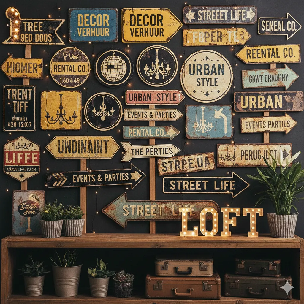 Street signs decor